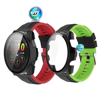 สาย Garmin Forerunner 265 สาย สายรัด สายนาฬิกาสายซิลิโคน Garmin Forerunner 265 music สายรัด เคส Garmin Forerunner 265 เคส เคสป้องกันรอบด้าน 360° เคสแบบเต็มจอ เคส