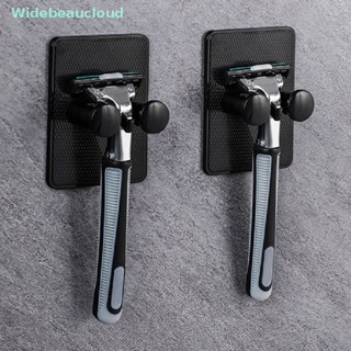 Widebeaucloud ที่วางมีดโกนหนวด กันน้ํา ติดผนัง ชั้นวางมีดโกน ที่แขวนมีดโกนหนวด จัดระเบียบ สําหรับผู้ชาย อุปกรณ์ห้องน้ําที่ดี