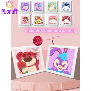 【PL พร้อมส่ง】ภาพวาดปักเพชร แฮนด์เมด ลายการ์ตูนสุนัข Sanrio Lotso cinnamon 5D พร้อมกรอบรูป DIY สําหรับเด็ก