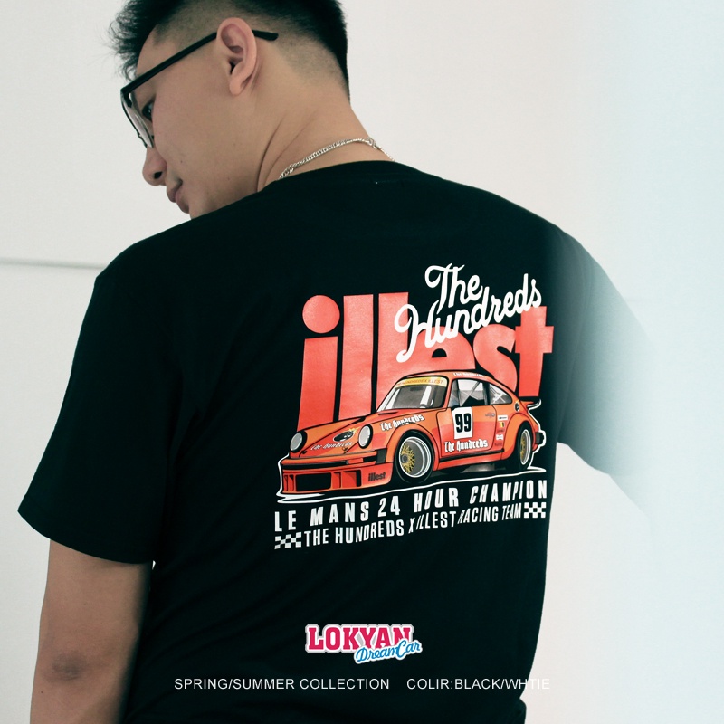 Attitude993 เสื้อยืดแขนสั้น ลายการ์ตูนรถแข่ง Porsche 911 สไตล์คลาสสิก ดัดแปลง