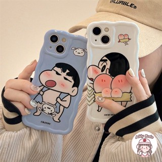 เคส TPU นิ่ม ปิดด้านหลัง ลาย Chocobi Bare Bath Towel น่ารัก กันเหงื่อ พร้อมขาตั้ง สําหรับ IP 14 Pro Max IP 11 IP 12 11 Pro Max X XS
