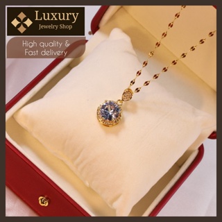 (Ready to ship/พร้อมจัดส่ง) เครื่องประดับ เพชร diamond jewelry แฟชั่น สร้อยโลหะ สร้อยทอง necklace