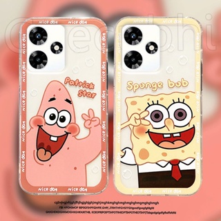 เคสInfinix Hot 30 30i 30 Play 2023 ซิลิโคนนิ่ม แบบใส ลายการ์ตูน Sponge Bob Patrick Star น่ารัก สําหรับ เคสโทรศัพท์Infinix Hot30 Hot30i