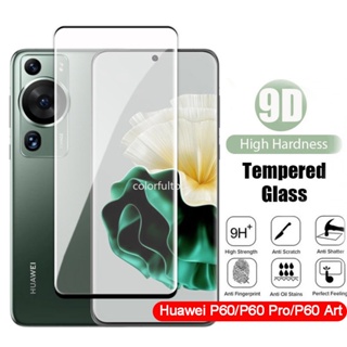 ฟิล์มกระจกนิรภัยกันรอยหน้าจอ 9H ทรงโค้ง 3D สําหรับ Huawei P60 P50 Pro P 50 P50Pro P60Pro P60