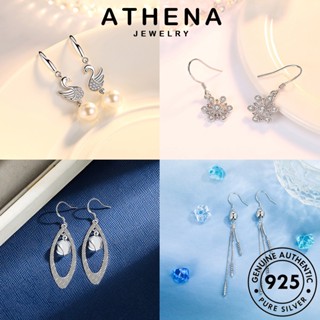 ATHENA JEWELRY เงิน 925 Silver ต้นฉบับ ห่วง เกาหลี มอยส์ซาไนท์ ตุ้มหู เพชร แท้ เครื่องประดับ ต่างหู ผู้หญิง แฟชั่น ไข่มุก หนีบ เครื่องประดับ M008