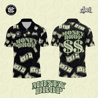 เสื้อโปโลแขนสั้น ลาย Choii MONEY DROP Jersey 2023 ขนาด 100 ซม. -160 ซม. XS - 3XL สําหรับผู้ชาย และผู้หญิง