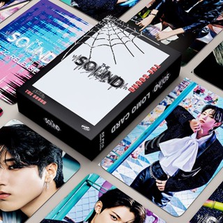 โปสการ์ดอัลบั้มรูป Kpop Stray Kids The Sound Album Lomo Card สําหรับเด็ก จํานวน 55 ชิ้น