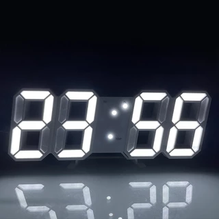 นาฬิกาดิจิตอล นาฬิกา LED นาฬิกาตั้งโต๊ะ แขวนผนัง LED Digital Wall Clock มีให้เลือก 2 แบบ ขอบสีขาวและขอบสีดำ