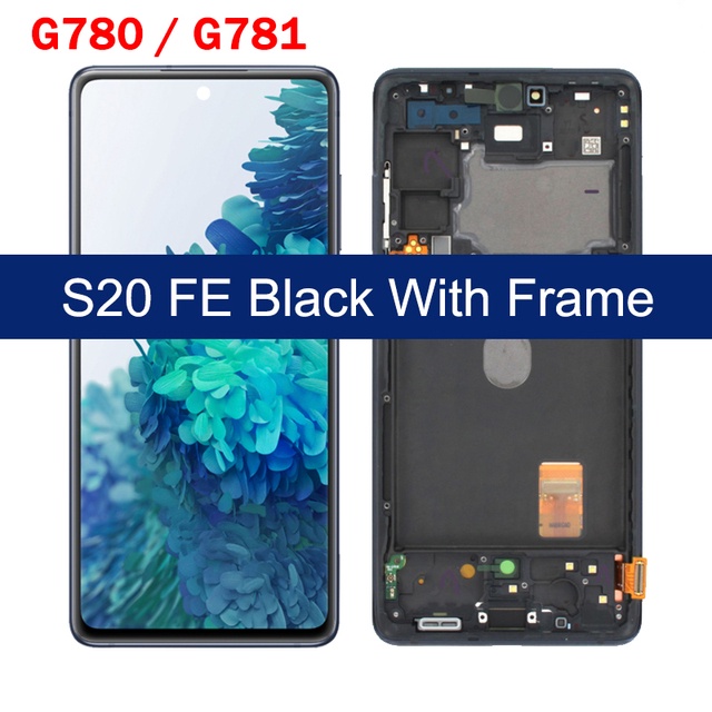 อะไหล่หน้าจอสัมผัสดิจิทัล LCD 6.5 นิ้ว AMOLED TFT สําหรับ Samsung Galaxy S20 Fan Edition G780F G781F S20 FE