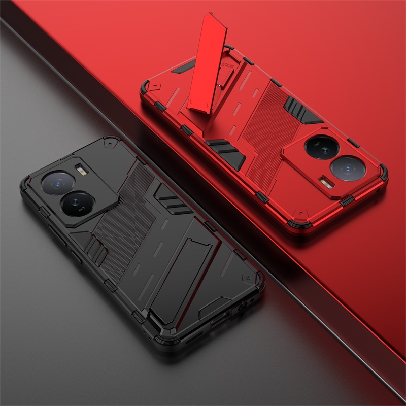 เกราะกันกระแทกสําหรับ iQOO Z9 Z9X Turbo Z7 Z7X Neo 8 Pro 5G 2024 เคสโทรศัพท ์ Bracket ป ้ องกันสําหรับ IQOOZ7 X Z 7X Z9Turbo 8Pro iqooz9X Punk สไตล ์ กลับกรณี - รูปที่ 6