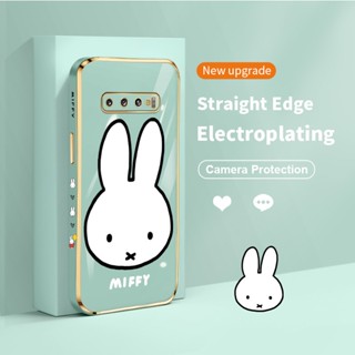 เคสโทรศัพท์มือถือ TPU พิมพ์ลาย Miffy สําหรับ Samsung Galaxy S10 4G S10 Plus