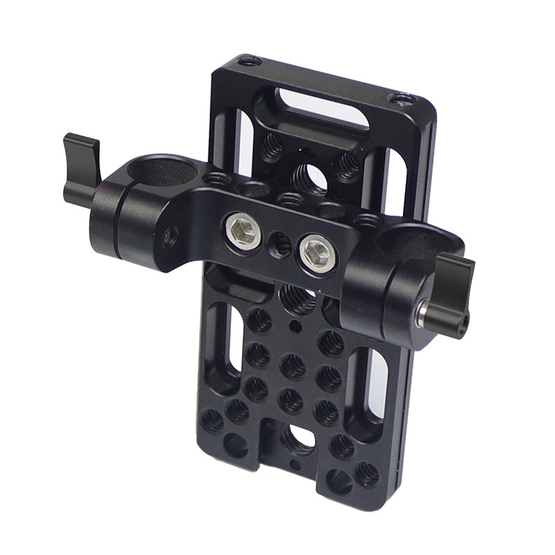FEICHAO สําหรับ Canon 5D2 / 5D3 / 5D4 กล้องอลูมิเนียม Quick Release แผ่นชีส 1/4 3/8 รูเกลียวรองเท้าเย็น