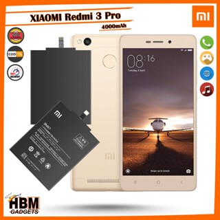 XIAOMI Redmi 3 Pro Battery | Model: BM47 Battery Manufacture 4000mAh