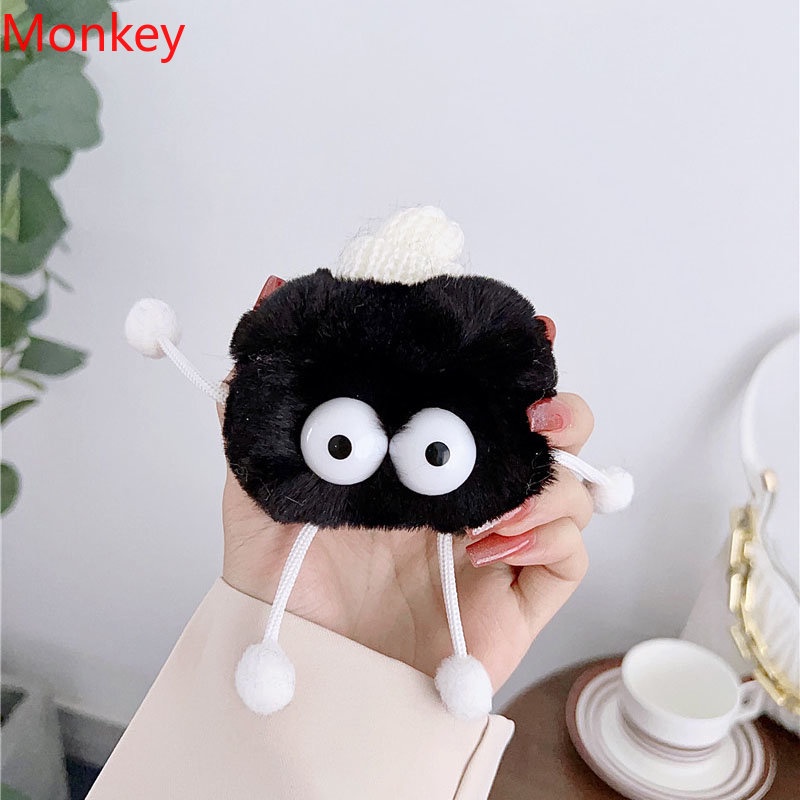 เคสหูฟังบลูทูธ ขนเฟอร์น่ารัก 3D สําหรับ Air Pods Pro 2 Apple AirPods 3 1 - รูปที่ 2