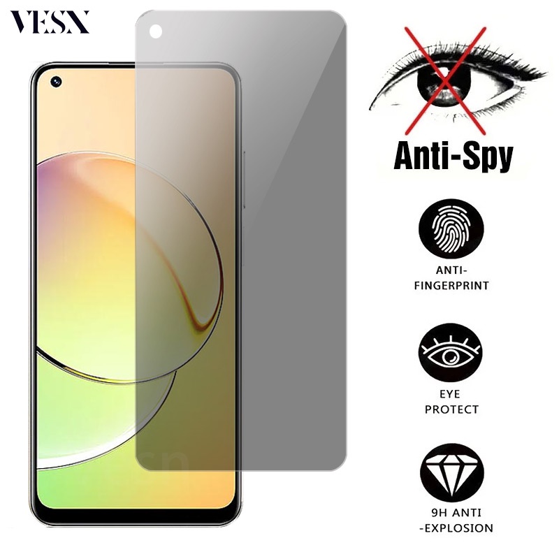 ฟิล์มกระจก ฟิล์มกันเสือก กันมอง Realme 15T 14 14T 13 13+ 12X 12 12+ 11 11X 10 9 8 7 6 5 Pro+ Plus 9i