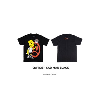 QWT126-1 SAD MAN BLACK