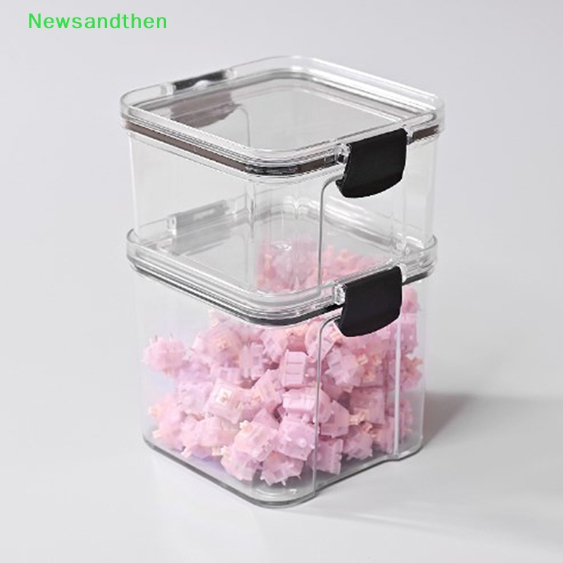 Newsandthen กล่องเก็บสวิตช์ (สามารถจัดเก็บได้ถึง 114 ชิ้น) สําหรับสวิตช์คีย์บอร์ดเชิงกล