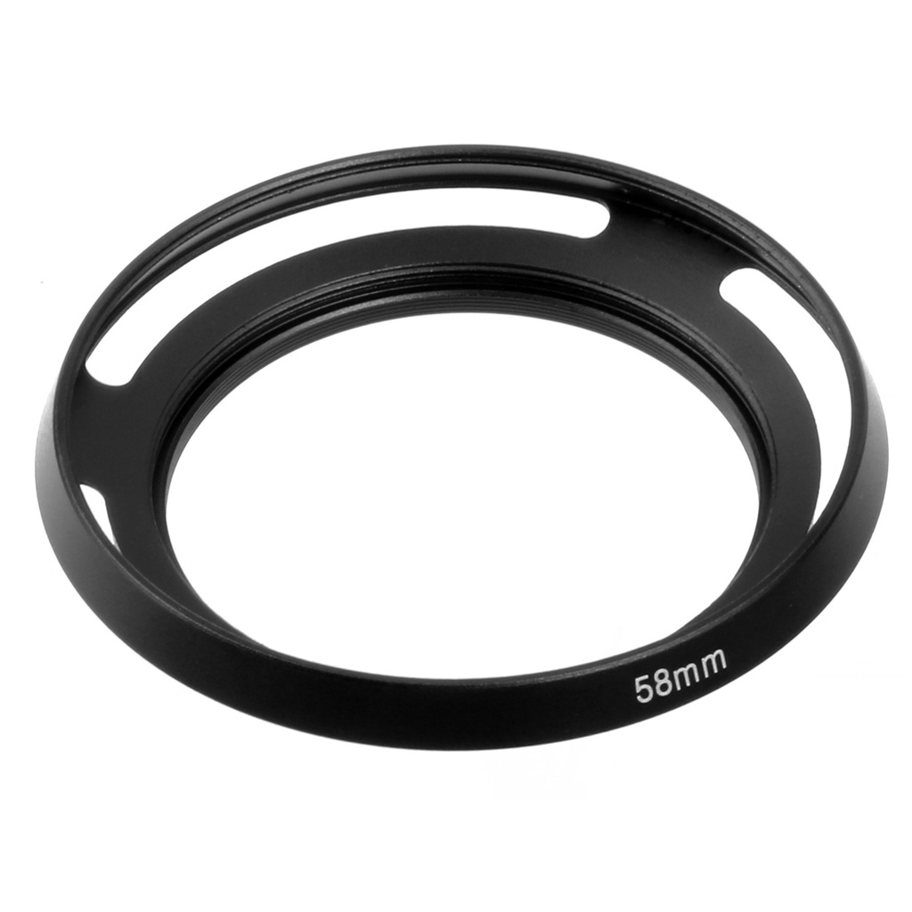 Feichao เลนส์ฮู้ดโลหะ มุมกว้าง ไม่มีมุมมืด สําหรับกล้อง Leica 37 40.5 49 52 55 58 67 มม. Canon Sony DSLR