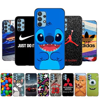 เคสโทรศัพท์มือถือ Tpu ปิดด้านหลัง ลาย Stitch สีดํา สําหรับ Samsung Galaxy A72 5G 4G