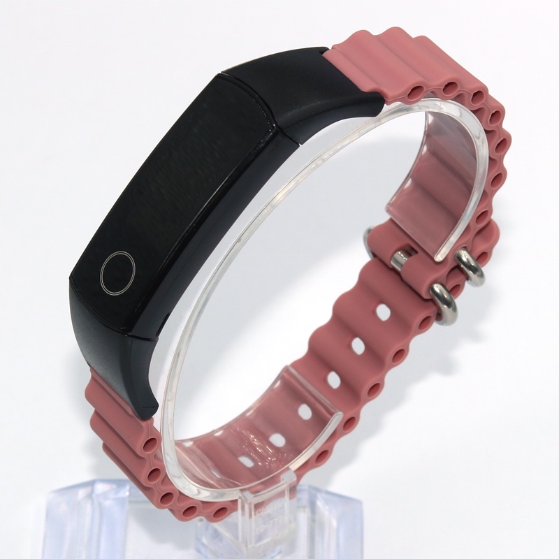 สายนาฬิกาข้อมือซิลิโคน TPU กันน้ํา แบบเปลี่ยน สําหรับ Honor Band 5 4 Smart Wristband 4 Band5