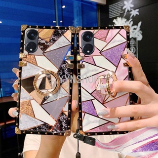 เคสโทรศัพท์มือถือ กันกระแทก ประดับเพชร พร้อมสายคล้อง สําหรับ OPPO Reno8 T 5G Reno 8T