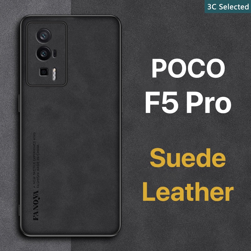 หนังกลับ เคส POCO F5 Pro Case สัมผัสที่สบาย ป้องกันลายนิ้วมือ ขอบTPUนุ่ม ป้องกันกล้อง ปกป้องหน้าจอ กันกระแทก – โปรปัง