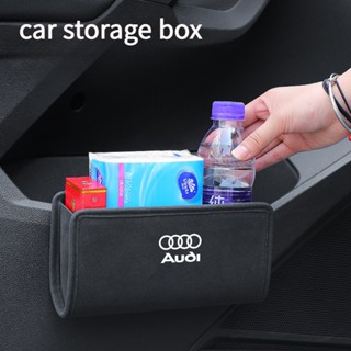 กล่องเก็บของหนัง สําหรับรถยนต์ Audi A1 A3 Q3 A4L Q5L Q7 A5