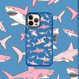 Casetify เคสโทรศัพท์มือถือ แบบนิ่ม ลายฉลาม สําหรับ iPhone 14 Promax 13 12