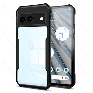 เคสอะคริลิคใส ขอบนิ่ม กันกระแทก สําหรับ Google Pixel 7a 5G GWKK3 GHL1X G0DZQ G82U8 6.1 นิ้ว