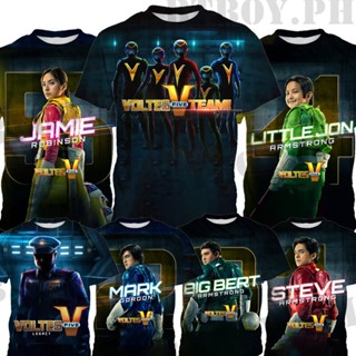 เสื้อยืดแขนสั้นลําลอง พิมพ์ลาย Voltes Legacy Movie แฟชั่นฤดูร้อน สําหรับเด็กผู้ชาย และเด็กผู้หญิง อายุ 3-13 ปี