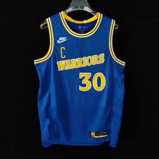 เสื้อกีฬาบาสเก็ตบอล ลายทีม NBA 30 Stephen Curry Blue Jersey Golden State Warriors สไตล์คลาสสิก 2023 441642