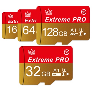 การ์ดหน่วยความจํา SD ขนาดเล็ก 16GB 32GB 64GB 128GB Class 10 แฟลชการ์ด 256GB 512GB tarjeta 16g 32g 64G 128g 256g 512g Micro TF SD Cards สําหรับกล้องวงจรปิด GoPro, กล้องแอคชั่น, Wyze, DJI