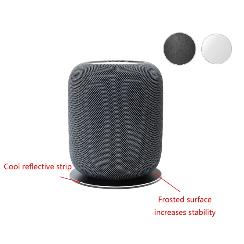Take Durability โลหะลําโพง Pad สําหรับ HomePod 2 ลําโพง Superior Stable Protector โลหะ Pad ลําโพงอุปกรณ์เสริม 142 มม. Dia