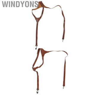 Windyons SLR  Strap  Press Locking Buckle Leather  Shoulder Strap  for Outdoor