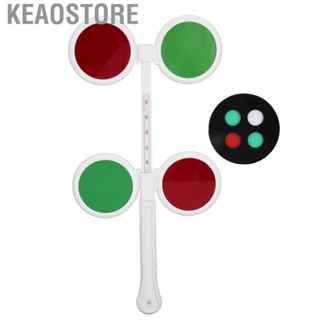 Keaostore Color Evaluator Lens Universal Adjustable Lightweight Improve Vision Red Green