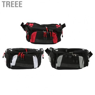 Treee Motorcycle Waist Bag  Thick Breathable Pad Large  Adjustable Belt Racing Fanny Pack Oxford Cloth  for Motorbike