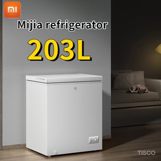 xiaomi 203L 146L ตู้แช่แข็งตู้แช่แข็งในครัวเรือนเชิงพาณิชย์ขนาดเล็กประหยัดพลังงานความจุขนาดใหญ่การเก็บรักษาความสดและการแช่แข็งแบบใช้คู่ Mijia-SK1540