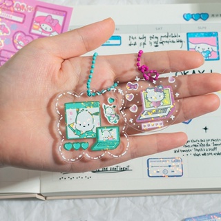 [cxGUYU] ใหม่ สติกเกอร์ ลายการ์ตูน Sanrio Cinnamoroll Melody Girl น่ารัก สําหรับติดตกแต่งสมุด Diy PRTA