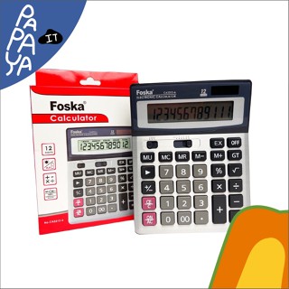 Foska (ฟอสก้า) เครื่องคิดเลข รุ่น CA3312-6