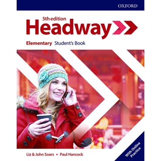 Bundanjai (หนังสือภาษา) Headway 5th ED Elementary : Students Book with Online Practice (P)