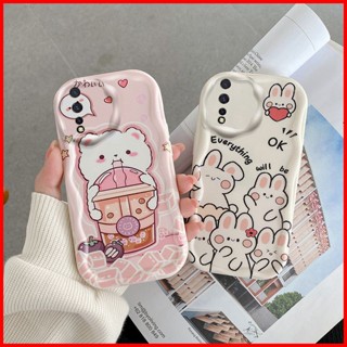 เคส Vivo S1 tpu สไตล์การ์ตูนน่ารัก ชานม หมีน้อย กระต่ายน้อย เคส สําหรับ XXNY