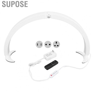 Supose Half Moon Light 40W 28in 10 Brightness 7 Color Adjustment Dimmable Half Moon Nail Desk Lamp with  2000LM 3200K-5600K