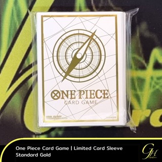 One Piece Card Game [SleeveLMT-04] One Piece Card Sleeve - Official Card Sleeve Limited Standard Gold