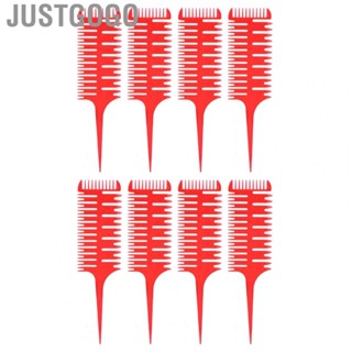 Justgogo Tail Comb Styling Comb Rounded  Proper Spacing For Barber Shop For Home