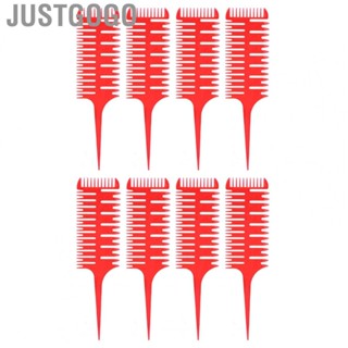 Justgogo Tail Comb Styling Comb Rounded  Proper Spacing For Barber Shop For Home