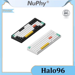 Nuphy Halo96 คีย์บอร์ดเล่นเกมไร้สาย บลูทูธ 5 โหมด สําหรับแท็บเล็ต ออฟฟิศ