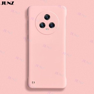 Junz เคสโทรศัพท์มือถือ PC แบบแข็ง บางพิเศษ สีชมพู หรูหรา สําหรับ Huawei Nova 10 9 7 SE Y90 P60 Honor Magic 5 70 50 Pro 5G J005-1