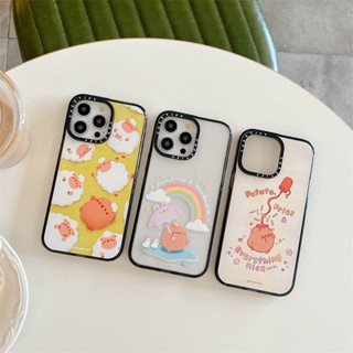 Casetify เคสโทรศัพท์มือถือ พลาสติก TPU กันกระแทก ลายมันฝรั่ง แกะ มีลายด้านข้าง สําหรับ iPhone 14 Pro MAX 11 12 13 Pro MAX 14 Plus