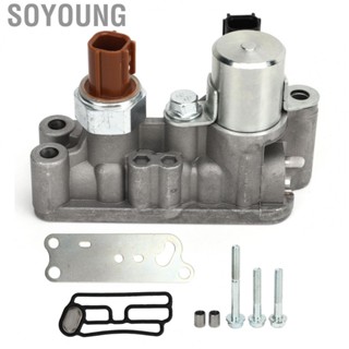 Soyoung VVT Solenoid  Variable Timing Solenoid Fuel Consumption Saving Sturdy 15810R70A03 Easy To Install Durable  for Car