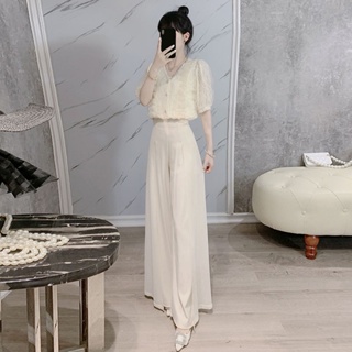 Single / suit thin style in the summer of 2023, the new little man fried street, foreign style, fashion, leisure, sweet suit, summer